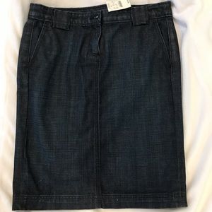 NWT J Crew Jean skirt